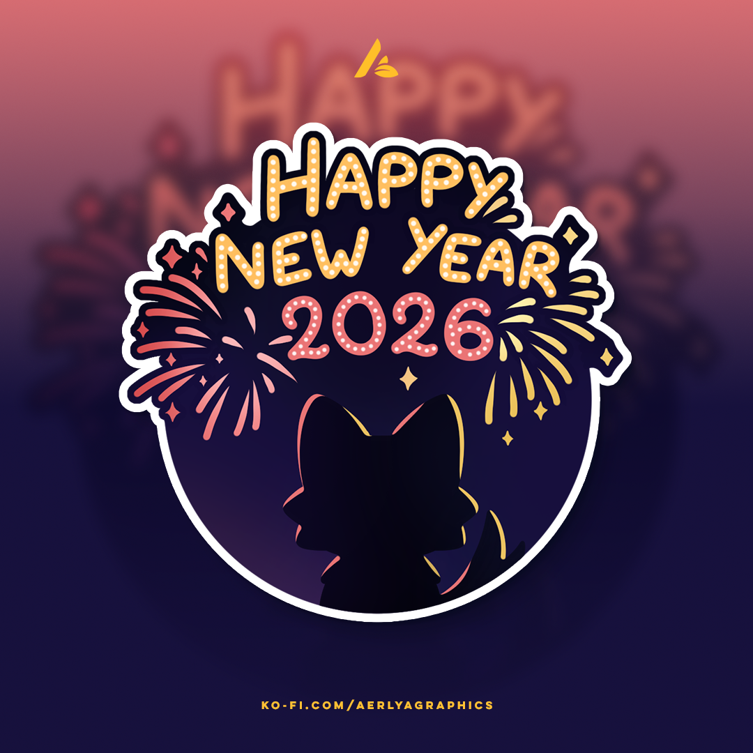"New Year 2026" Poof - 2026 sticker