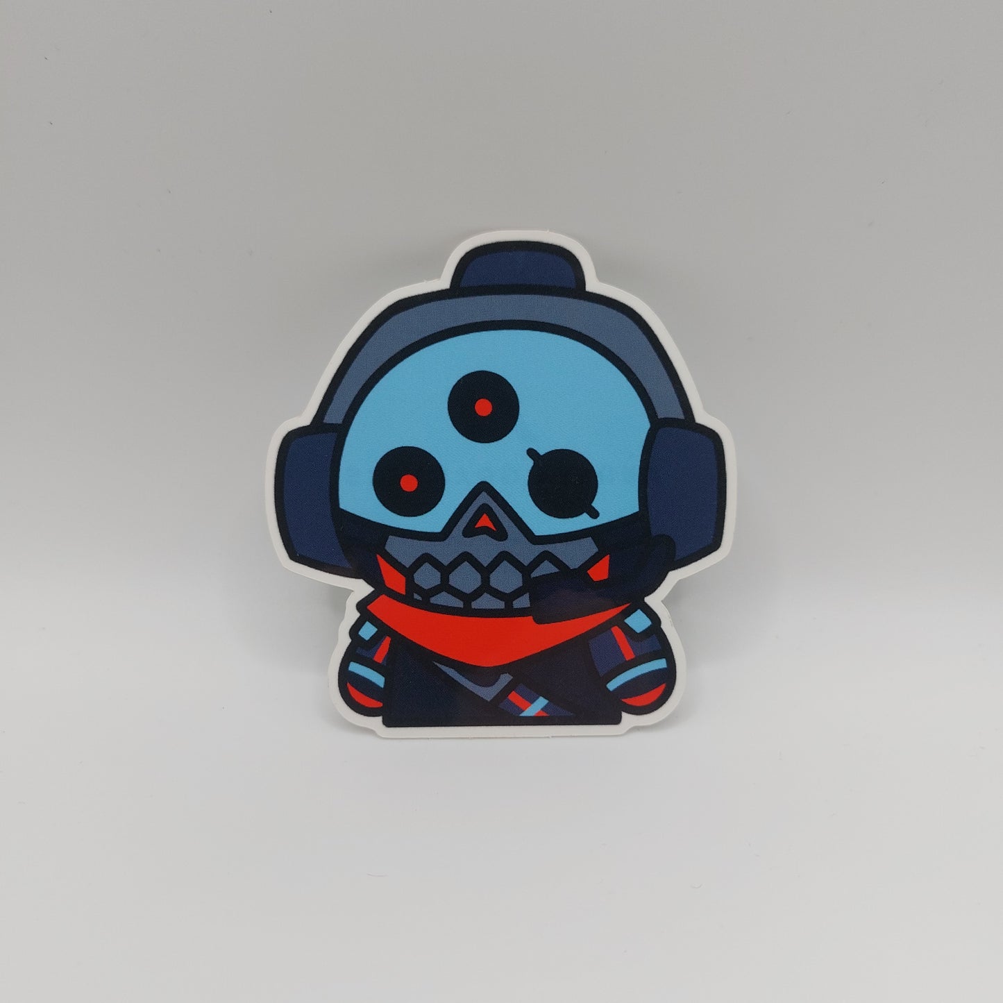 Skullvolver sticker