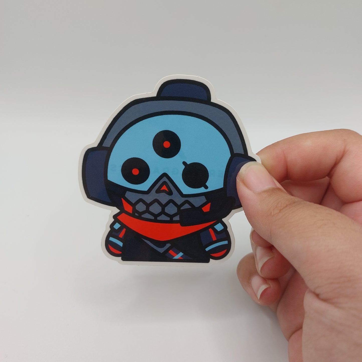 Skullvolver sticker