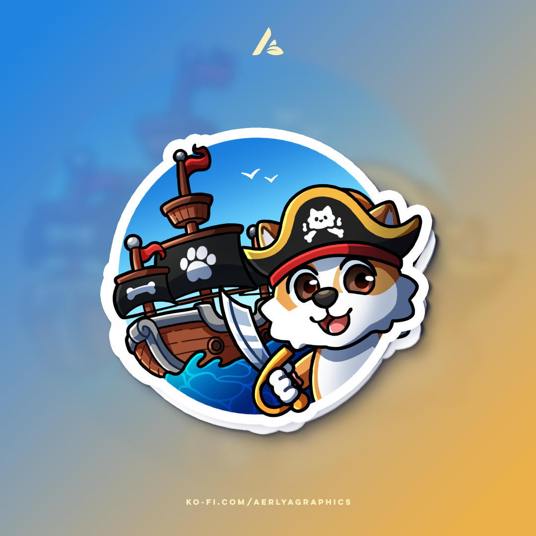 "Pirate Day" Poof- 2025 sticker