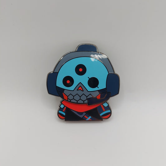 Skullvolver - Moving fidget toy hard enamel pin