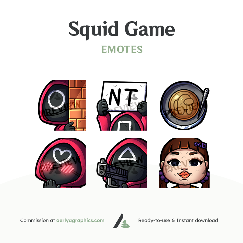 Squid Game Emotes