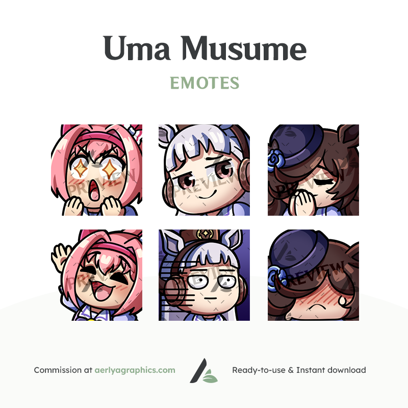Uma Musume Emotes