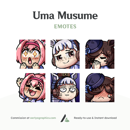 Uma Musume Emotes