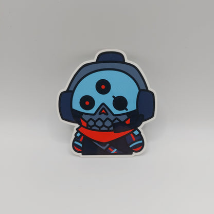Skullvolver sticker