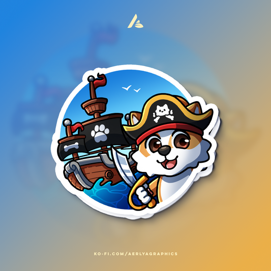 "Pirate Day" Poof- 2025 sticker