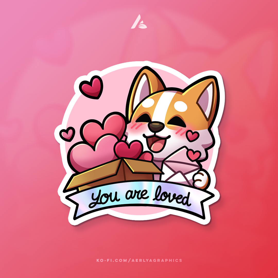 "You are loved" Poof- 2025 sticker