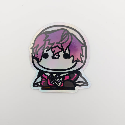 NijisanjiEN Uki Violeta - Holographic sticker