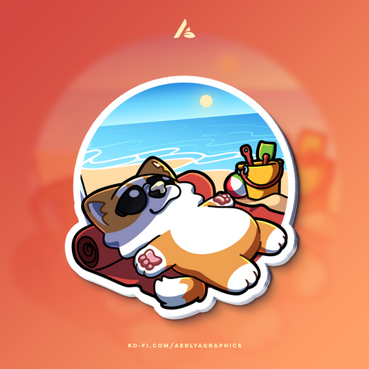 "Summer Day" Poof- 2025 sticker