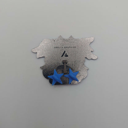 Isaa - Moving fidget toy hard enamel pin