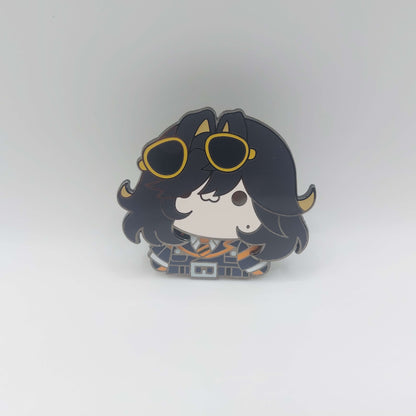 CoreOfMidas - Moving fidget toy hard enamel pin [Glow-in-the-dark]
