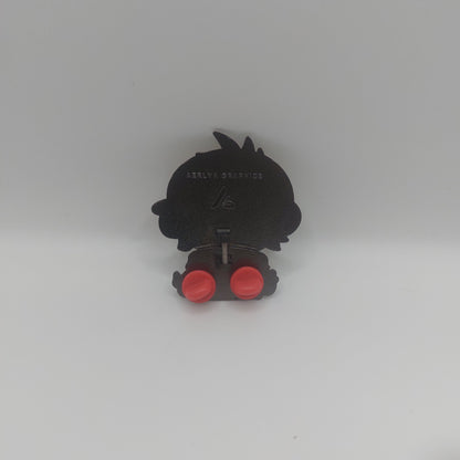 Kenji - Moving fidget toy hard enamel pin
