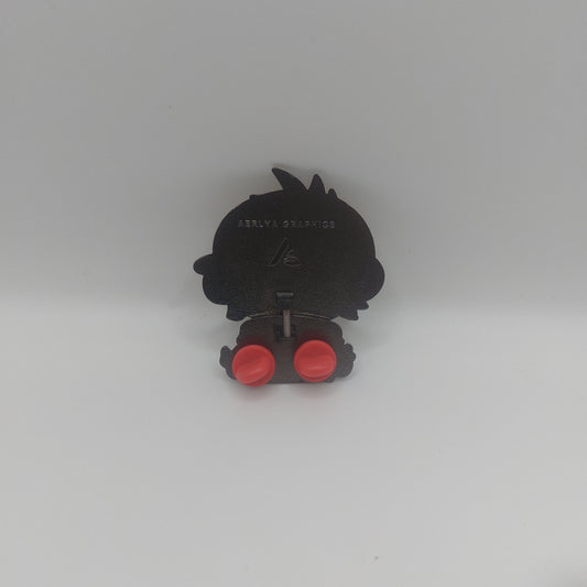 Kenji - Moving fidget toy hard enamel pin