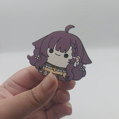 Hiyori - Moving fidget toy hard enamel pin