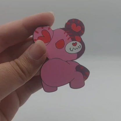 LuckyAkuma - Moving fidget toy hard enamel pin