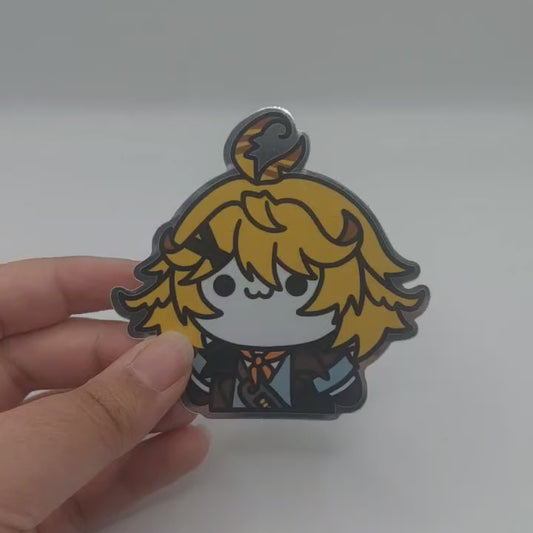 Dokibird Bounty Hunter - Mirror holo sticker