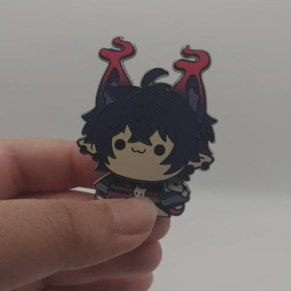 Shizu - Wiggle hard enamel pin