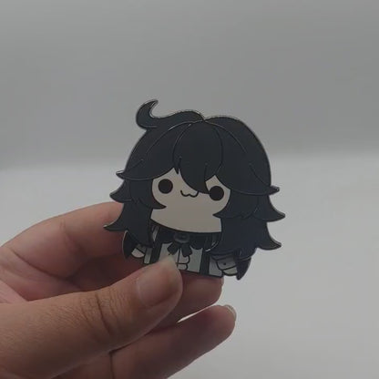 Grimmi - Moving fidget toy hard enamel pin