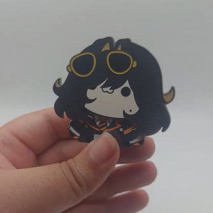 CoreOfMidas - Moving fidget toy hard enamel pin [Glow-in-the-dark]