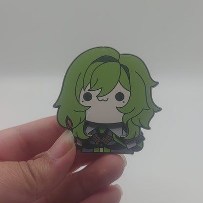 August Anomaly - Moving fidget toy hard enamel pin [Glow-in-the-dark]