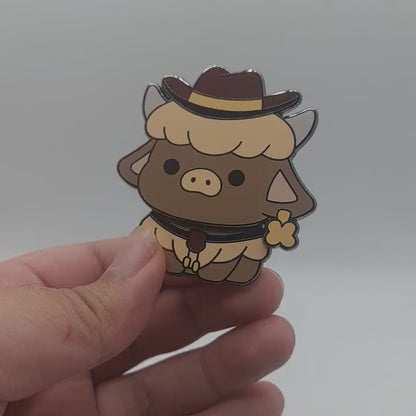 Clover - Moving fidget toy hard enamel pin